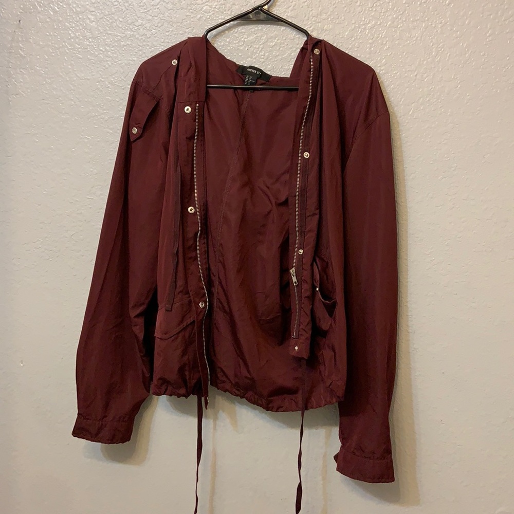Forever 21 windbreaker hoodie
